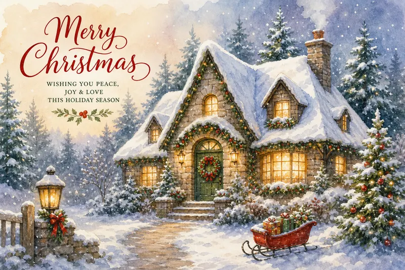 Example result for Christmas Card Illustration
