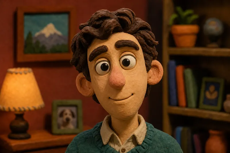 Example result for Claymation Character Portrait