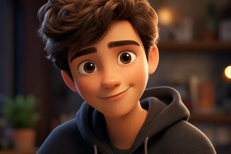 Example result for Disney Pixar Style Portrait