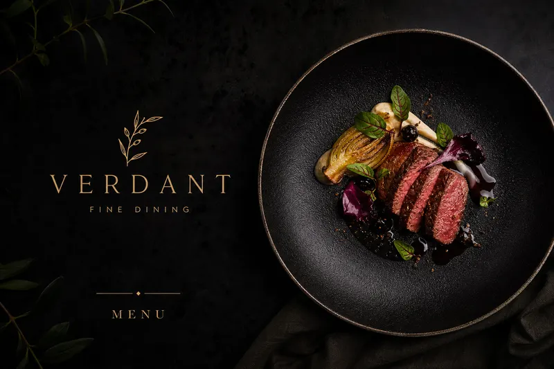 Example result for Restaurant Menu Cover Visual